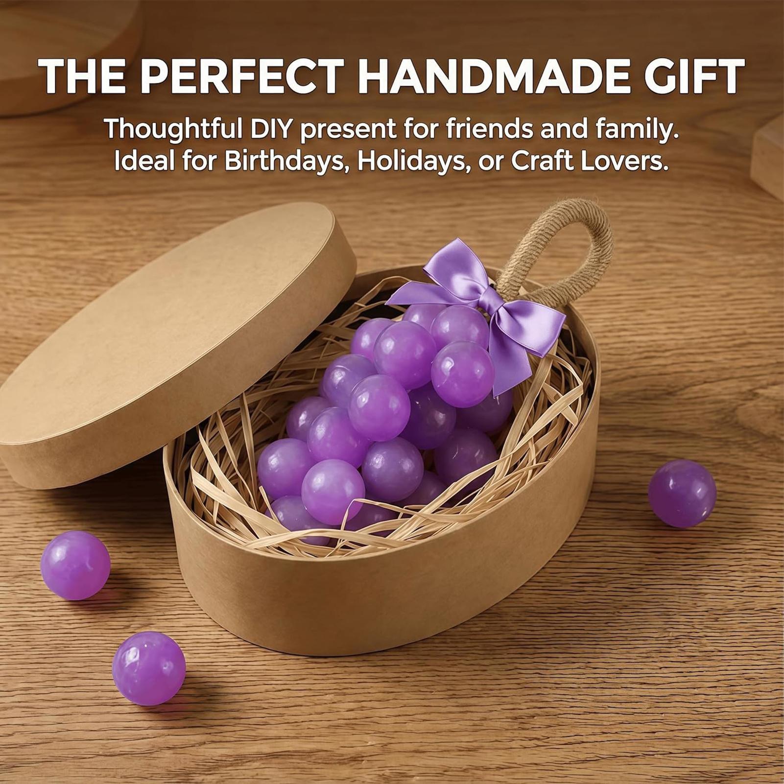 Soap Making Diy Kit - قالب صابون على شكل عنب سهل