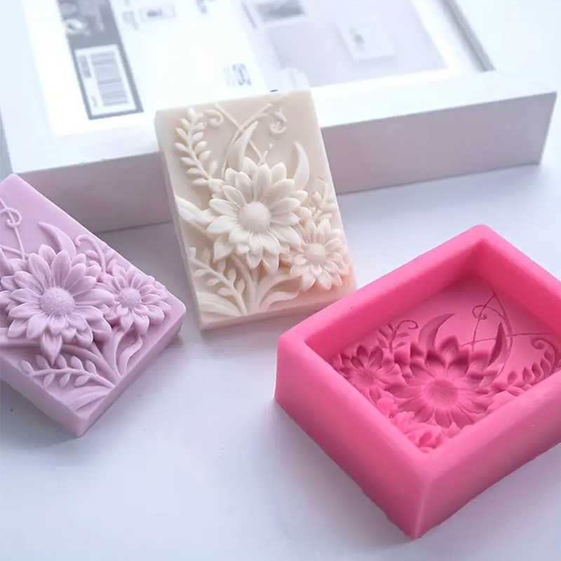 ثلاثية الأبعاد زهرة مربع الصاب - مراجعة Soap Making Kit For Beginners وسعره
