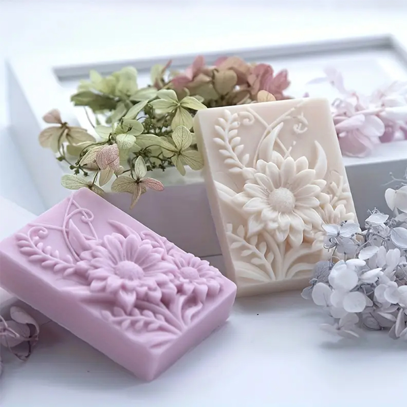ثلاثية الأبعاد زهرة مربع الصاب - مراجعة Soap Making Kit For Beginners وسعره