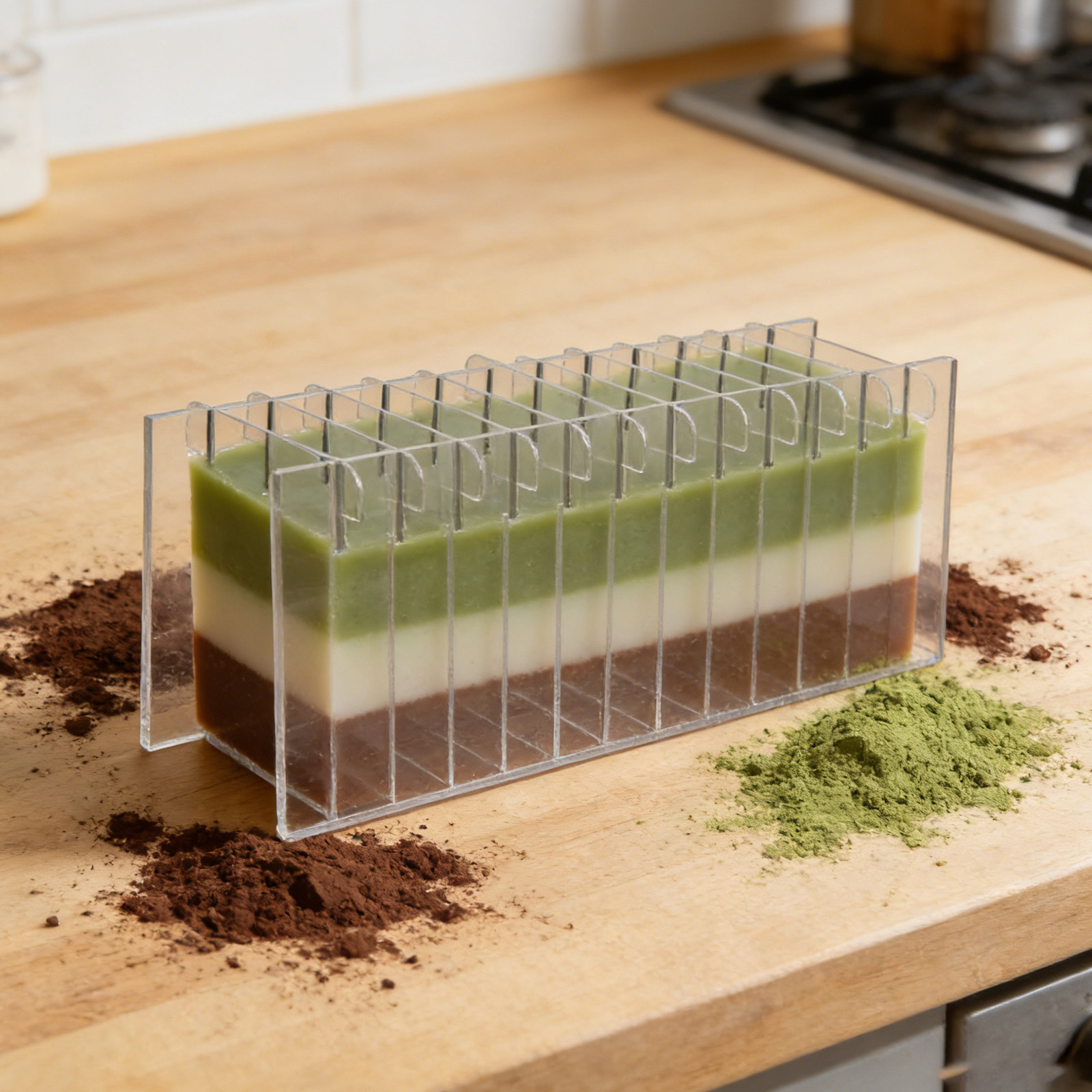 لوح تقسيم الصابون الأكريليكي ل - مراجعة Soap Making Kit For Beginners وسعره
