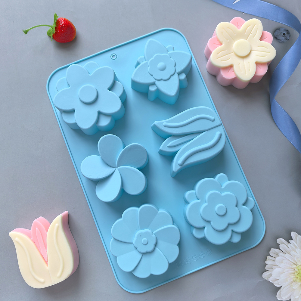 قوالب سيليكون على شكل زهور متن - مراجعة Soap Making Kit For Beginners وسعره